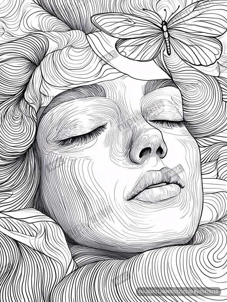 创意线条画
