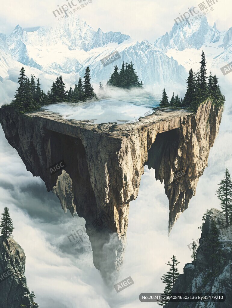 3d云海立体画