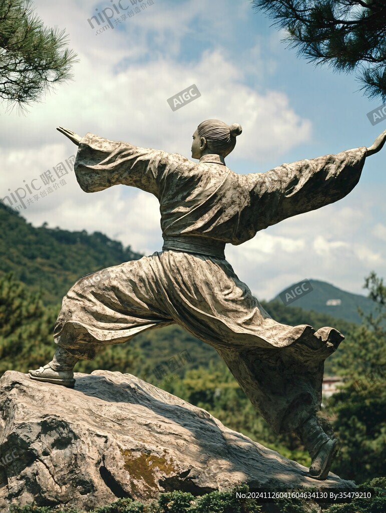 功夫雕像