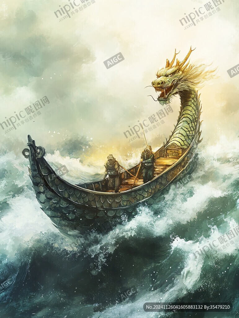 龙舟插画