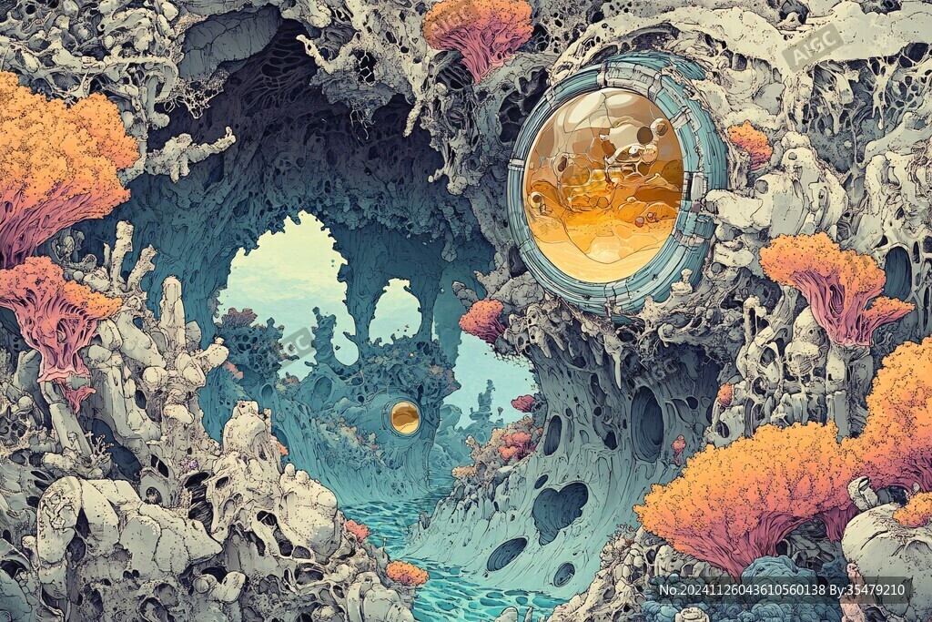 科幻题材插画