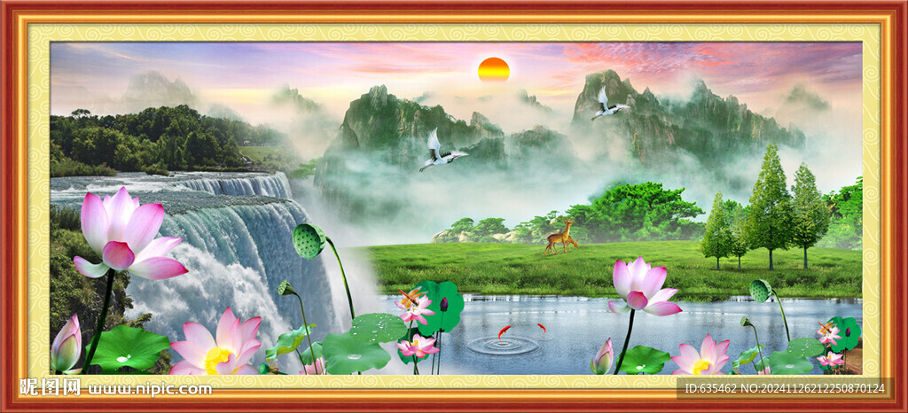山水风景画