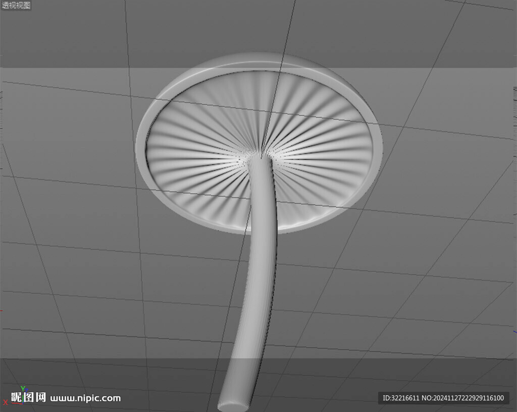 立体蘑菇海报展架3d名片宣传册