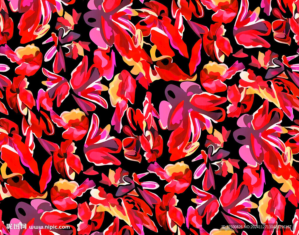 手绘花