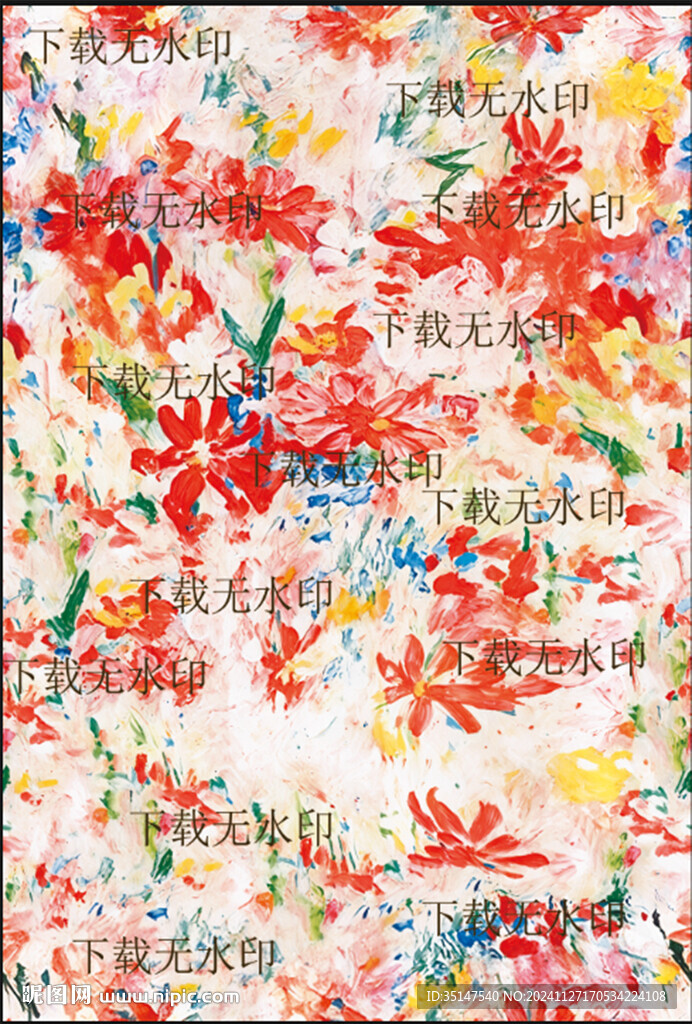 手绘花