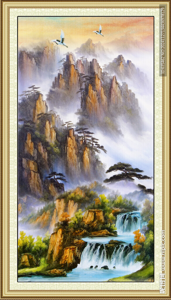 玄关山水画