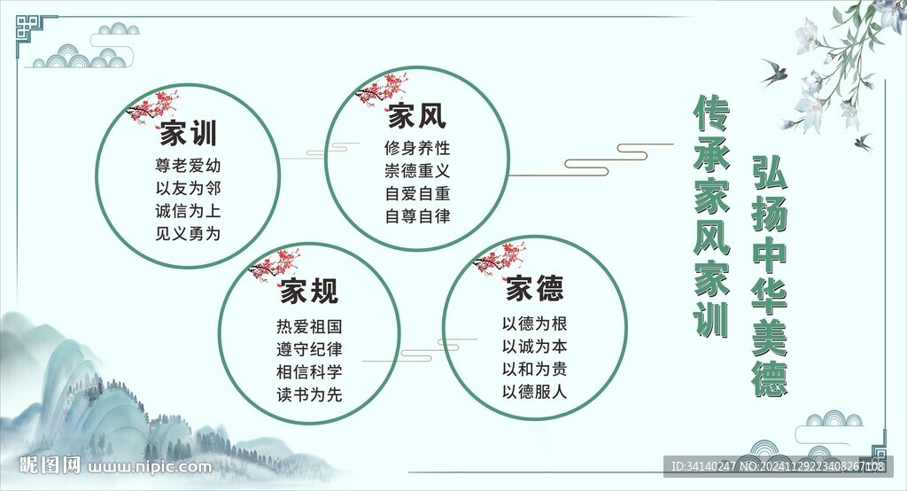 家风家训 
