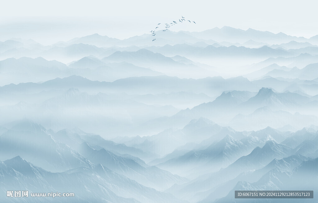 群山远山背景图