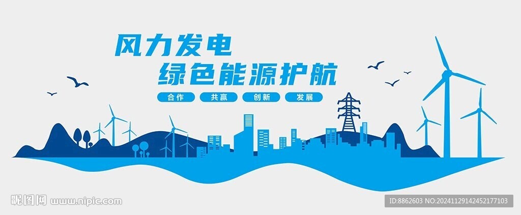 风电能源文化墙