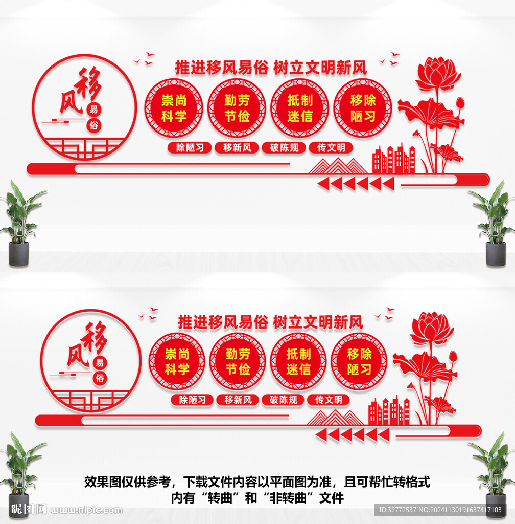 移风易俗文化墙