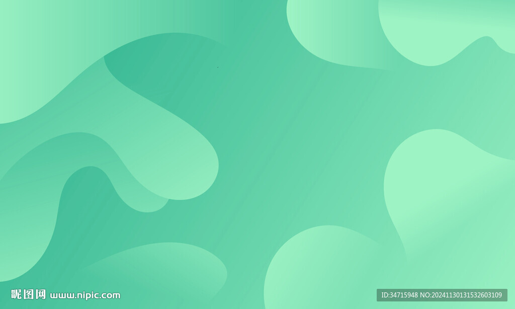 绿色波浪矢量背景