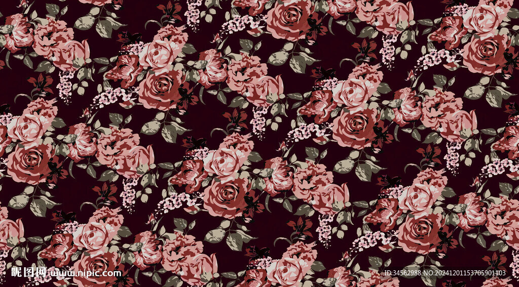 手绘花