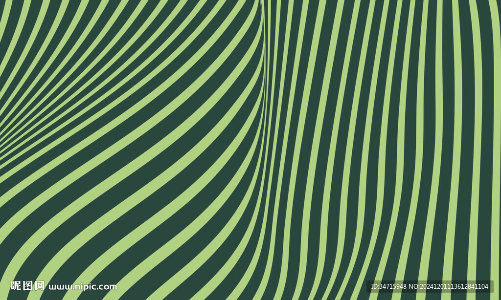 绿色3d波浪线矢量背景