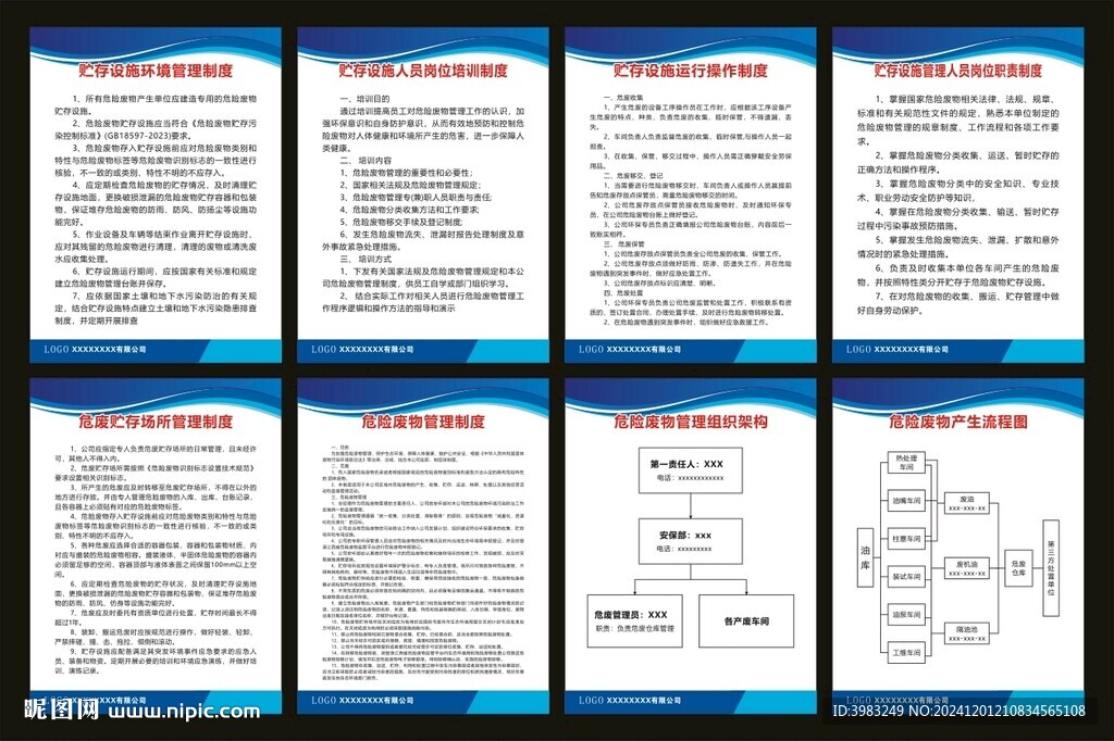 危险废物贮存场所管理制度