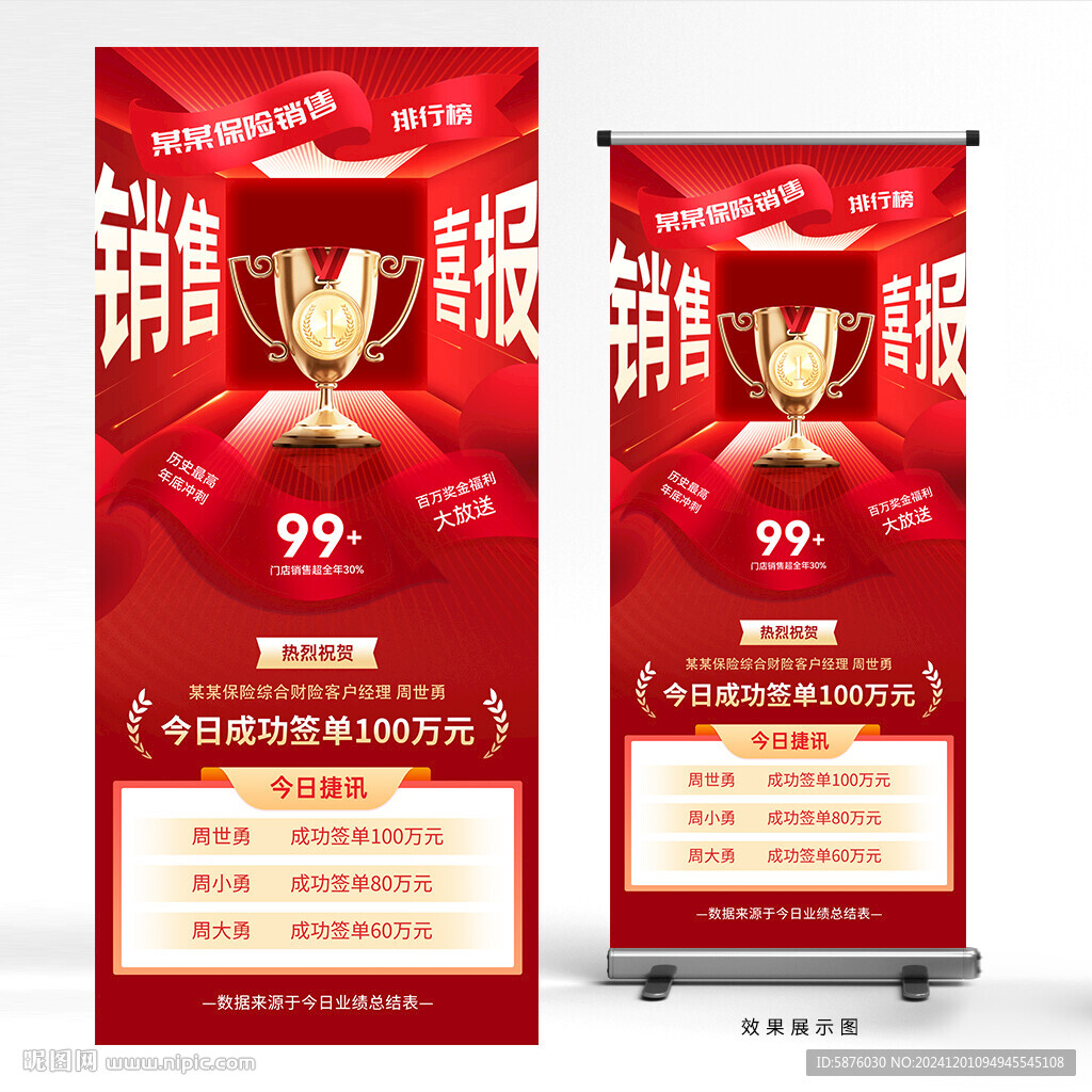 销售喜报