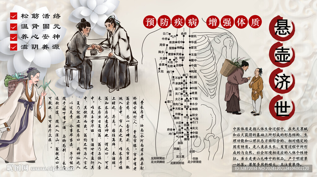 悬壶济世背景墙