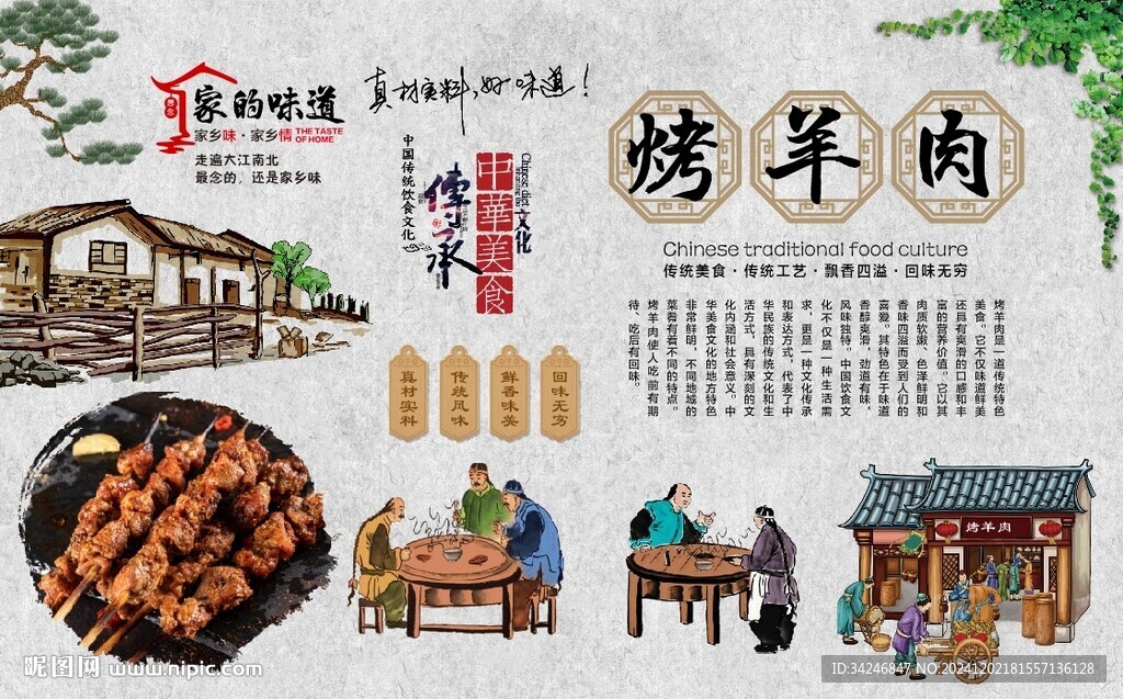 烤羊肉