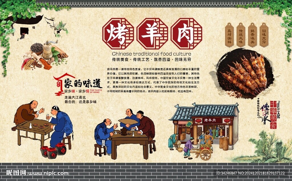 烤羊肉