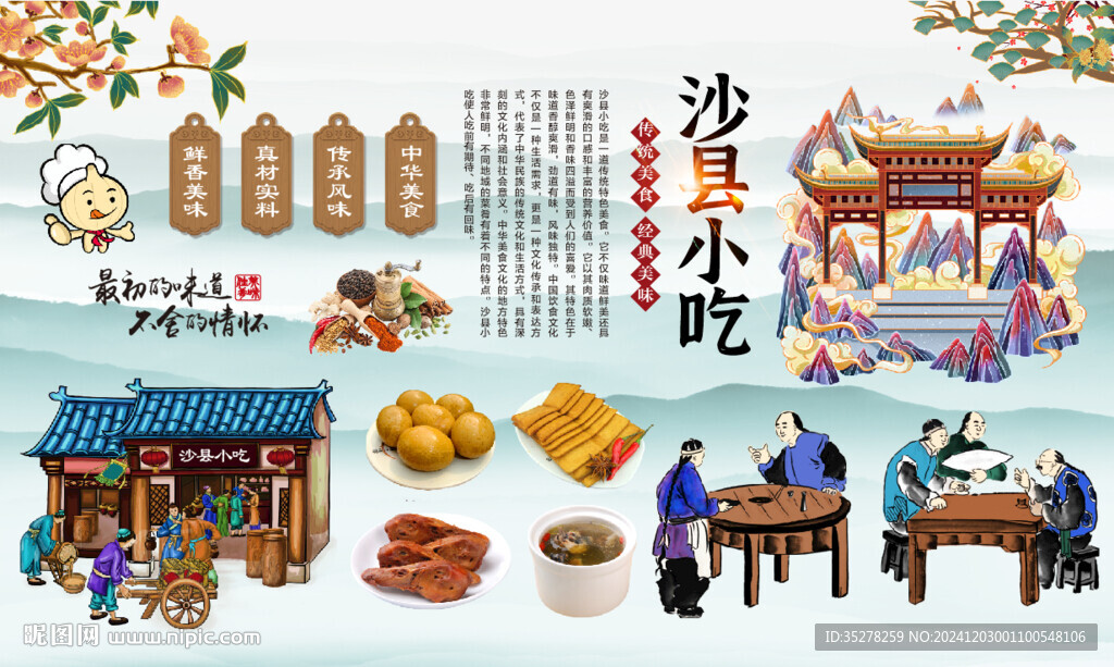 沙县小吃背景