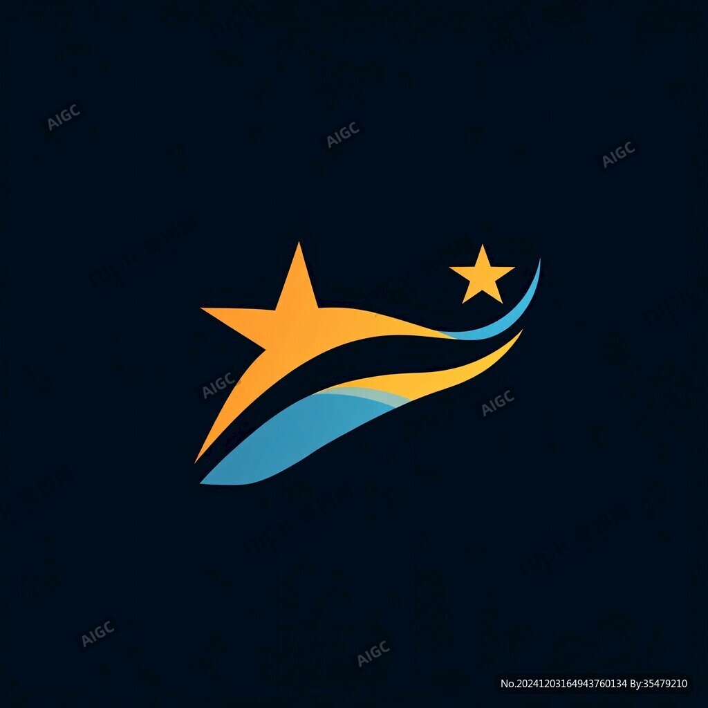 星星与河流logo