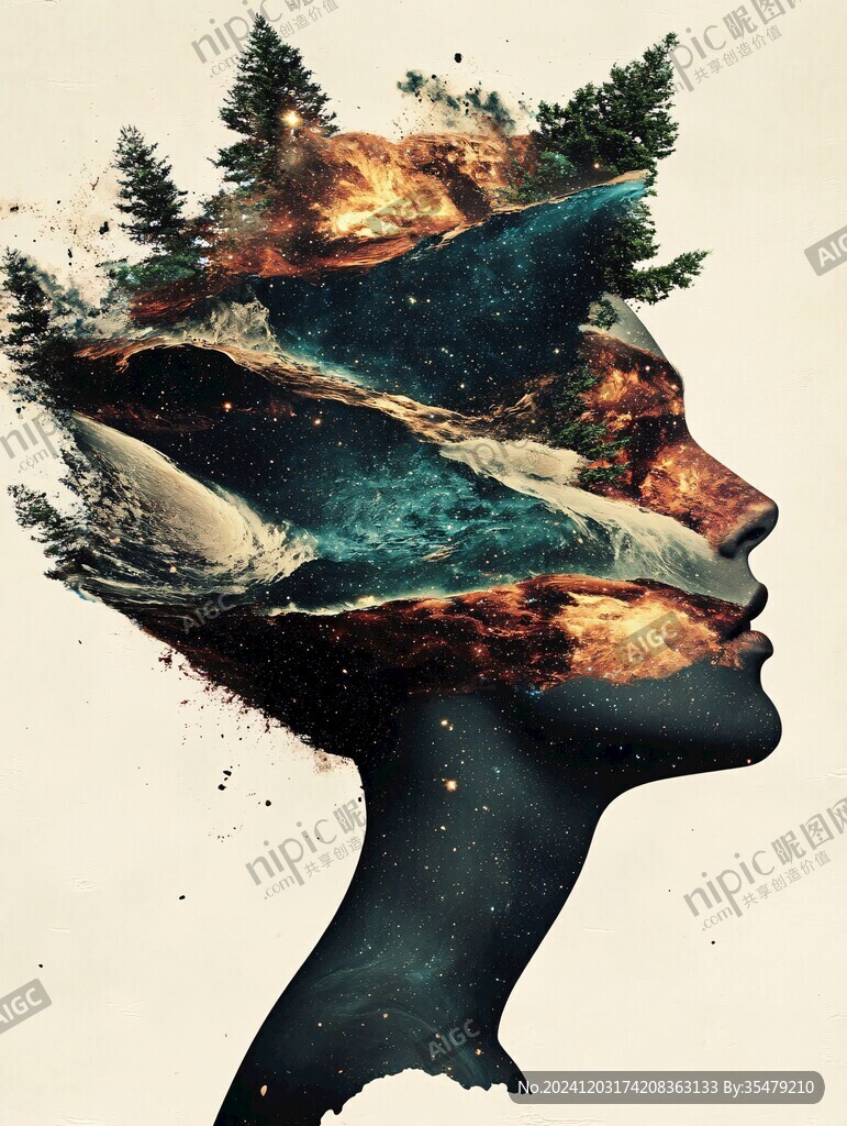 视觉冲击力广告装饰画