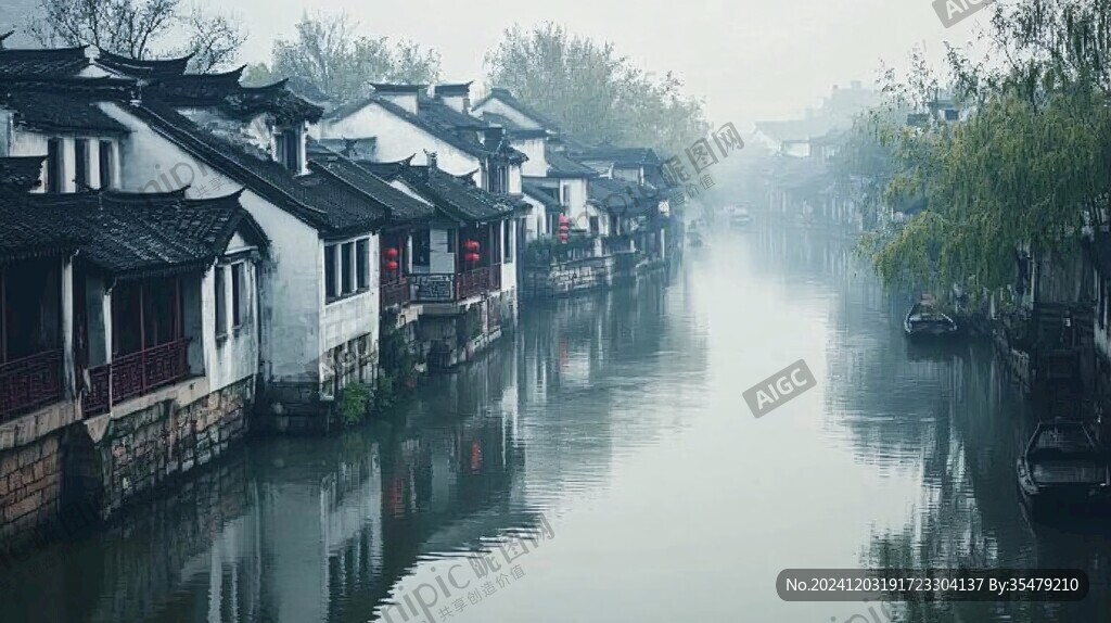 唯美浪漫江南水乡风情