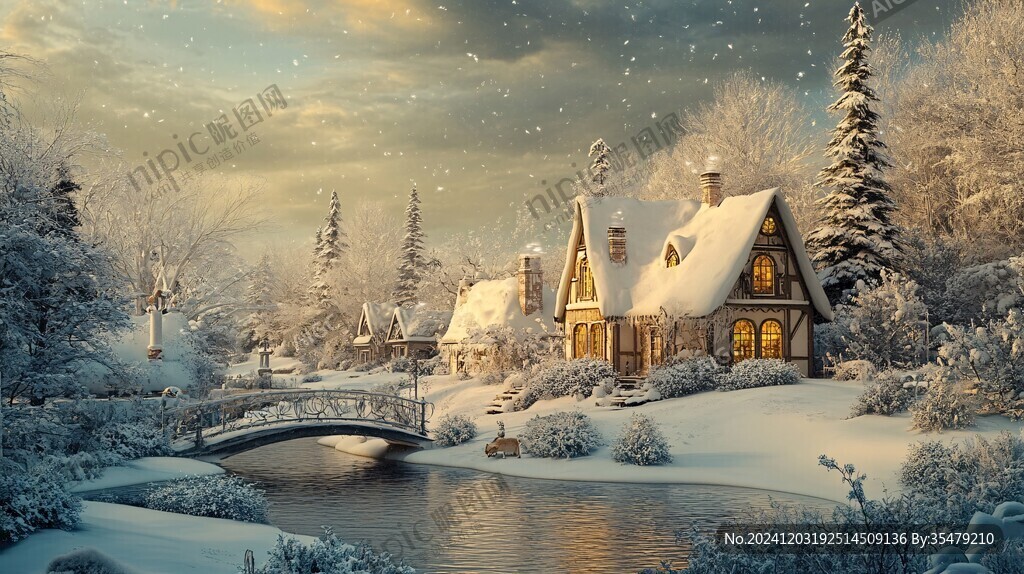 高清大画幅冬天雪景