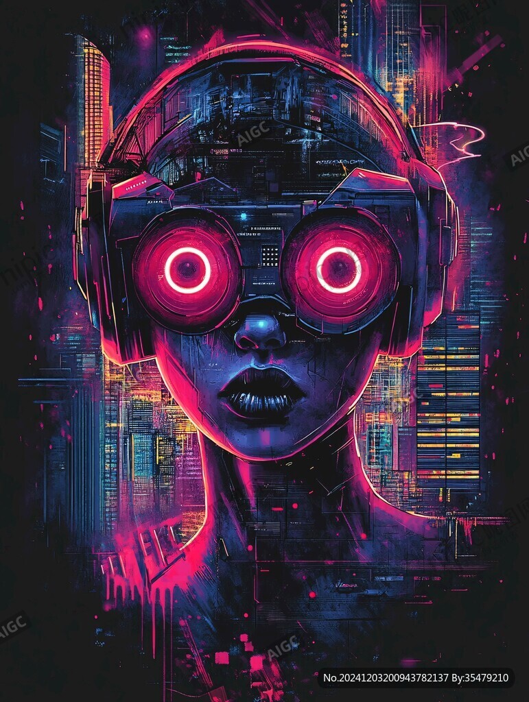 赛博朋克潮流人物