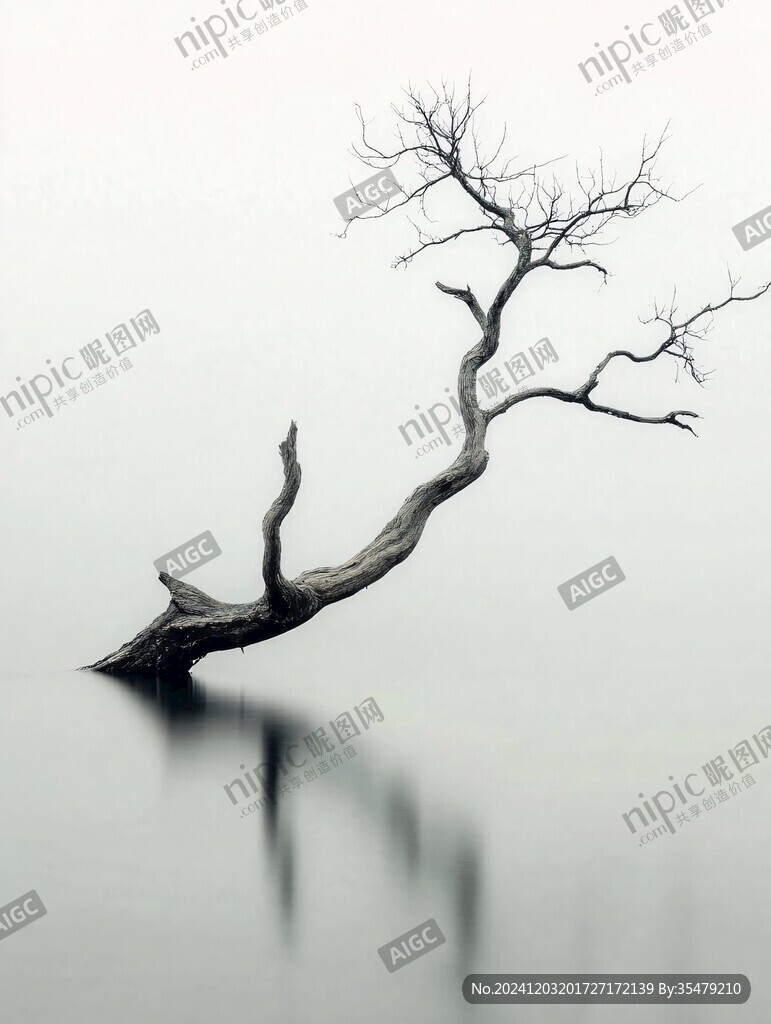 枯树枝意境