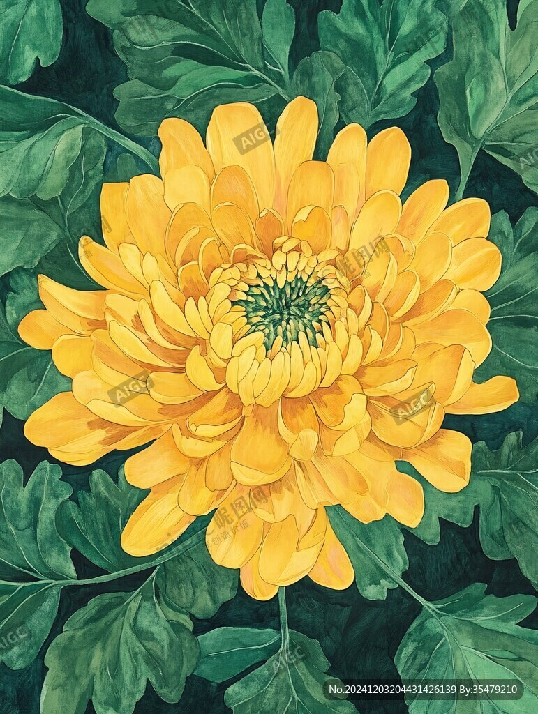 原创鼠绘菊花