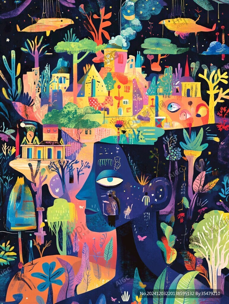 大自然插画包装插画