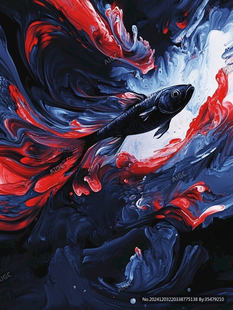 插画锦鲤
