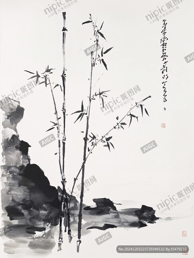 雅竹墨韵