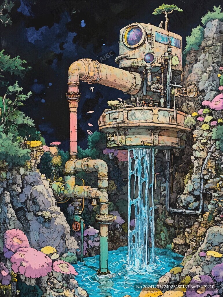 科幻题材插画