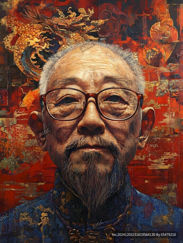 布面油画肖像