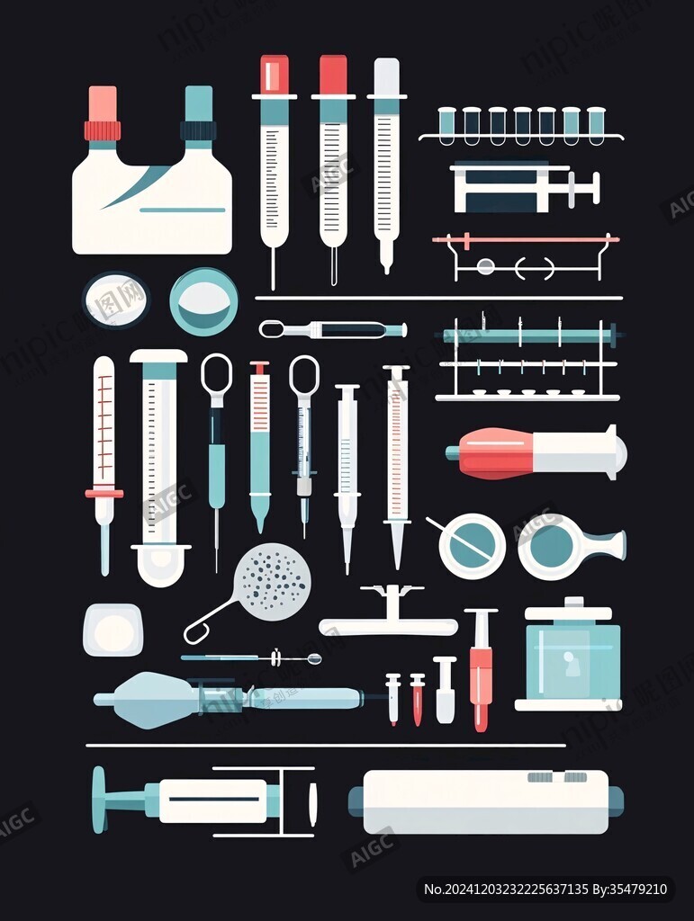 医疗器材插画