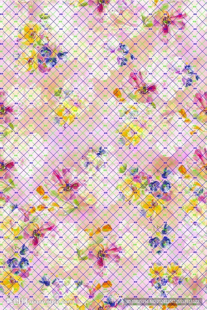 扎染花