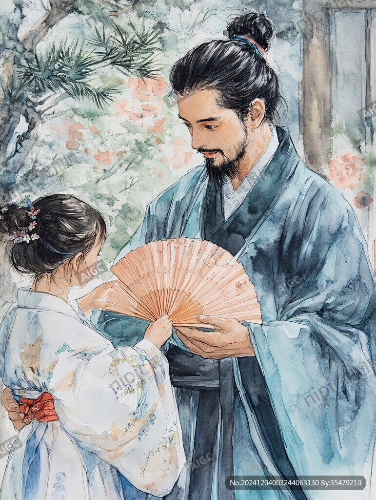 彩绘人物故事