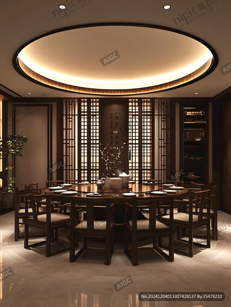 包间新中式餐厅