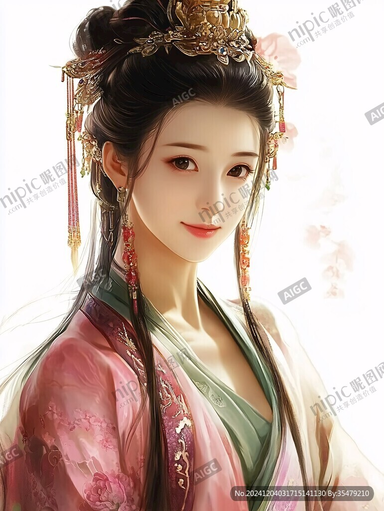古代美女立绘