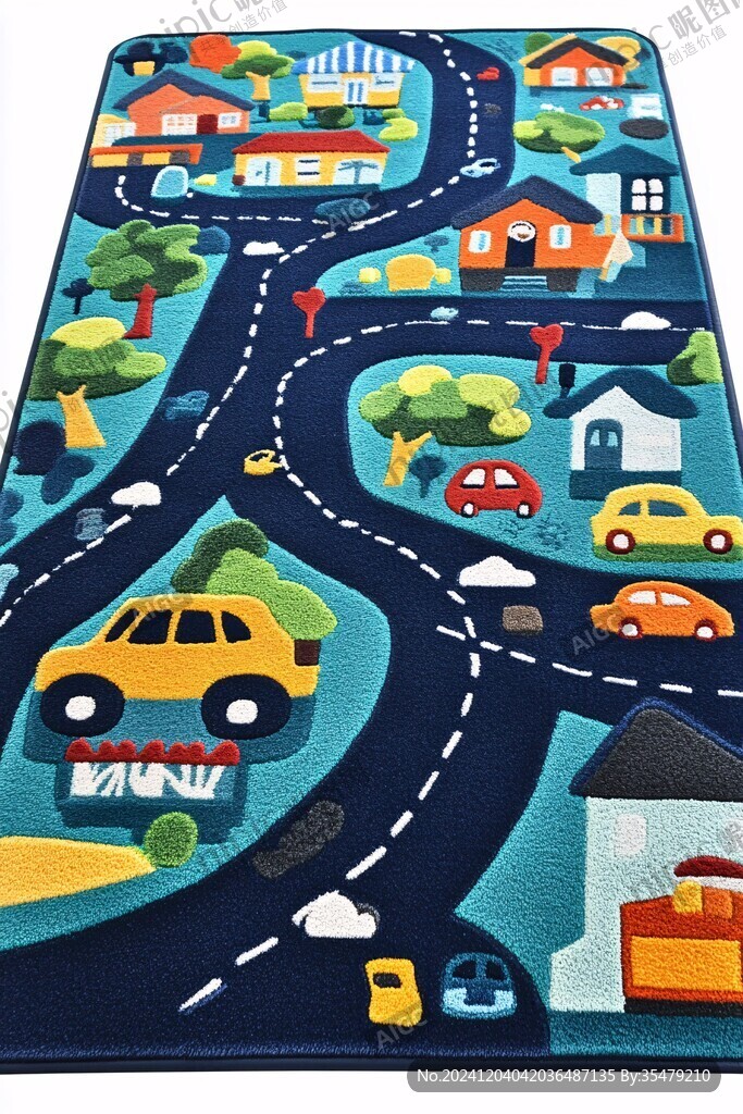 3d汽车地板画