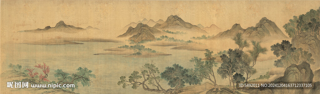 水墨山水画