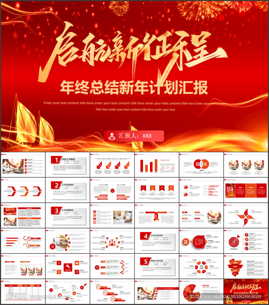 2025工作报告年终总结PPT