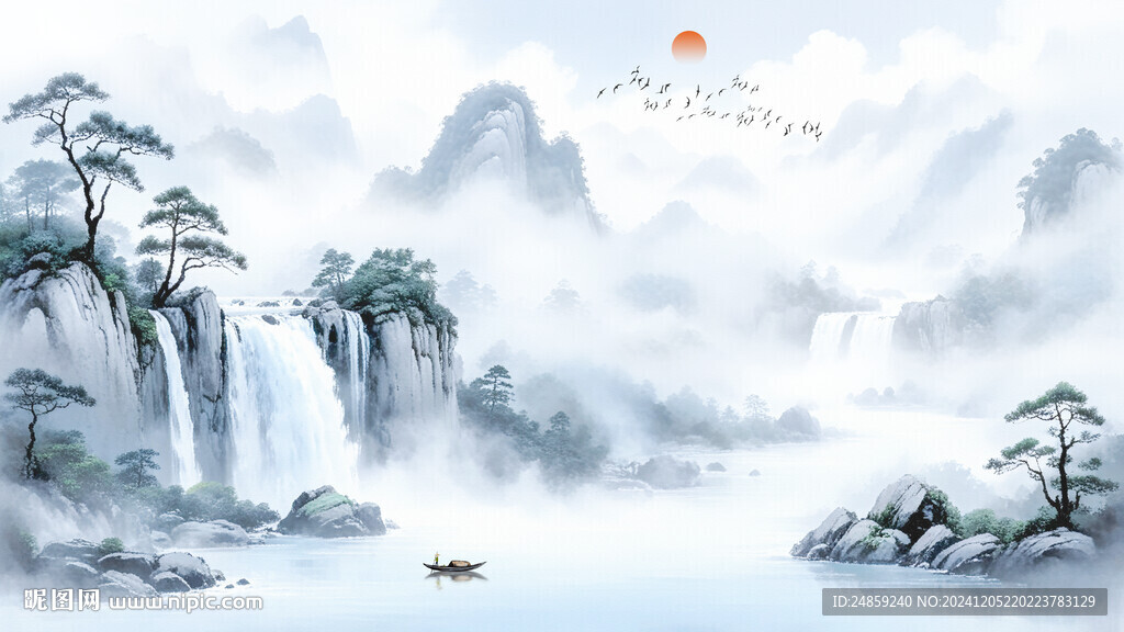 意境水墨风背景
