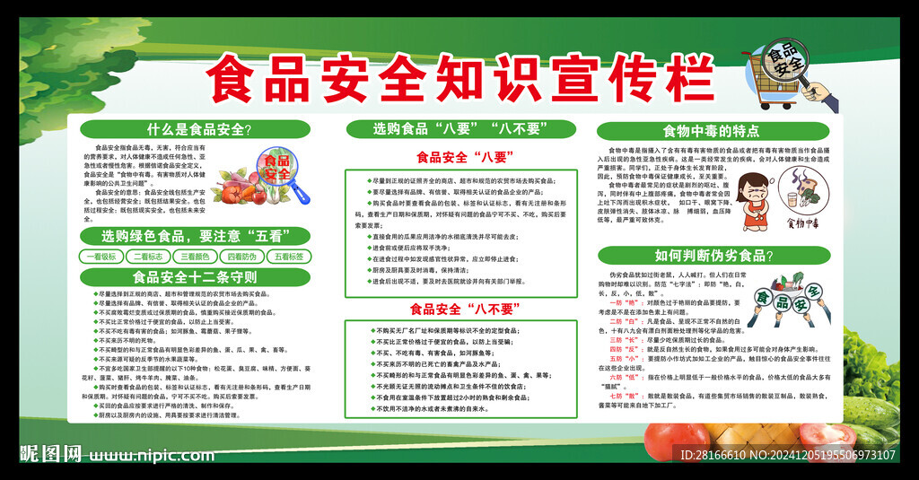 全国食品安全宣传周宣传栏