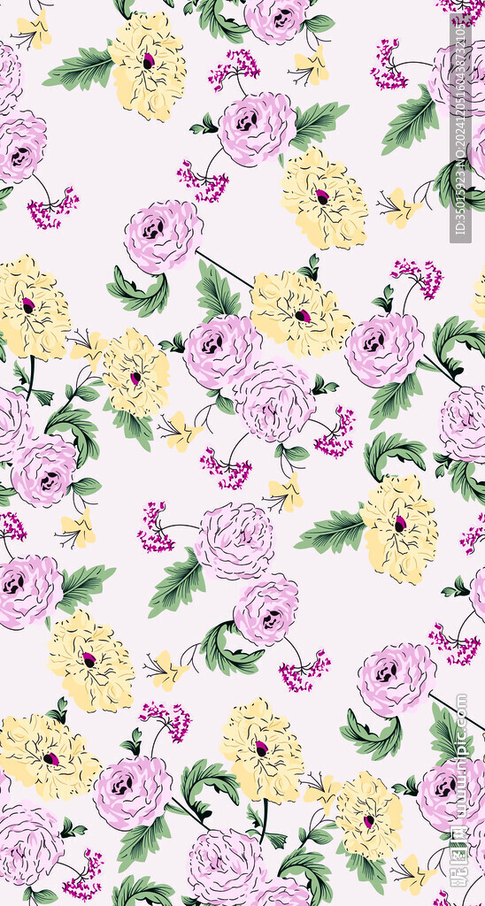 手绘花