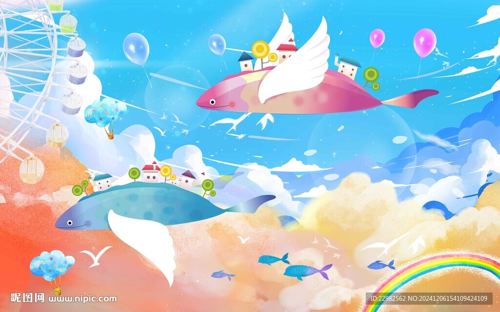 卡通插画背景