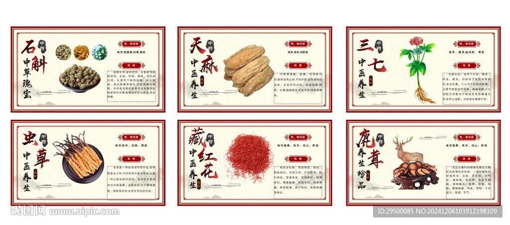 中药材海报