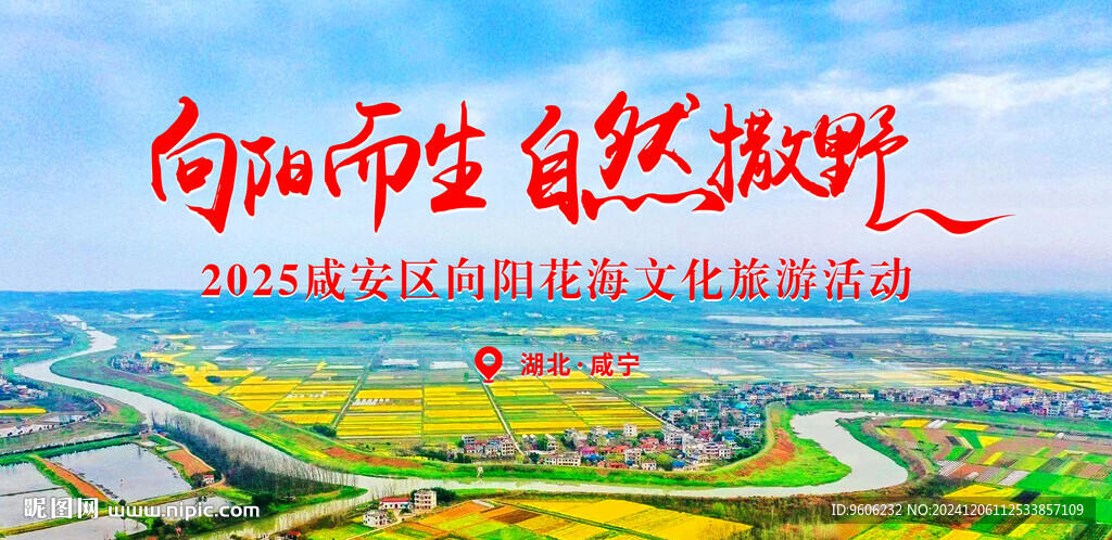 向阳花海旅游油菜花节活动主KV