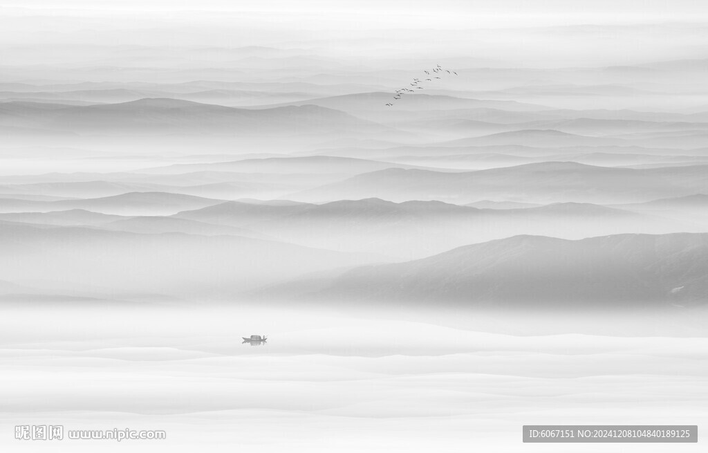 水墨山水画
